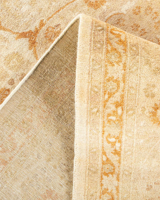 Traditional Mogul Ivory Wool Area Rug 8' 0" x 10' 5" - Solo Rugs