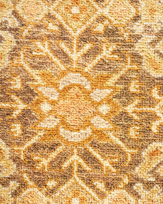 Traditional Mogul Brown Wool Area Rug 8' 1" x 10' 1" - Solo Rugs
