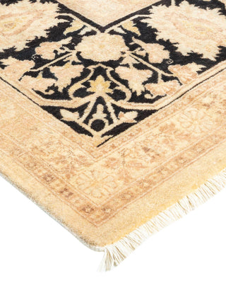 Traditional Mogul Ivory Wool Area Rug 8' 3" x 10' 5" - Solo Rugs