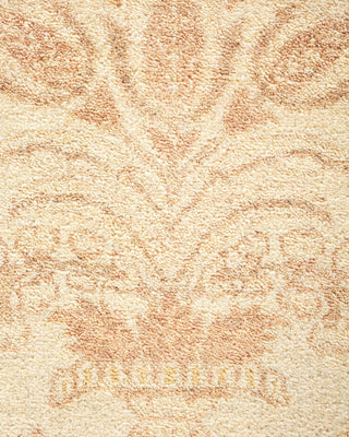 Traditional Mogul Ivory Wool Area Rug 8' 3" x 10' 5" - Solo Rugs
