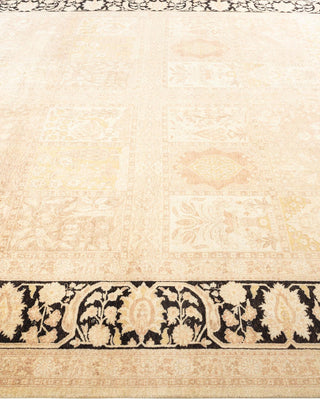 Traditional Mogul Ivory Wool Area Rug 8' 3" x 10' 5" - Solo Rugs