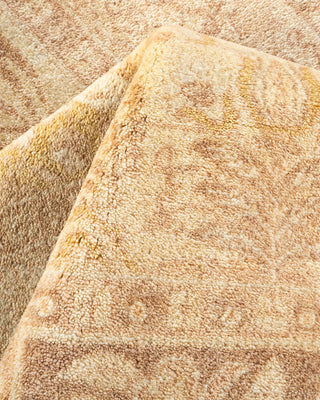 Traditional Mogul Ivory Wool Area Rug 8' 3" x 10' 5" - Solo Rugs