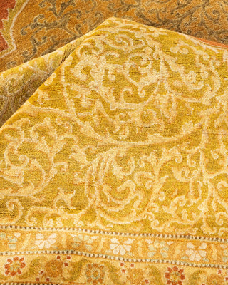 Traditional Mogul Brown Wool Area Rug 8' 2" x 9' 10" - Solo Rugs