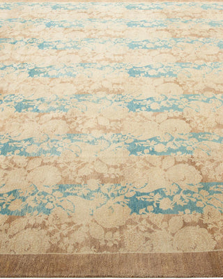 Traditional Mogul Brown Wool Area Rug 6' 1" x 8' 7" - Solo Rugs