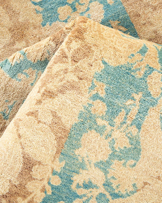 Traditional Mogul Brown Wool Area Rug 6' 1" x 8' 7" - Solo Rugs