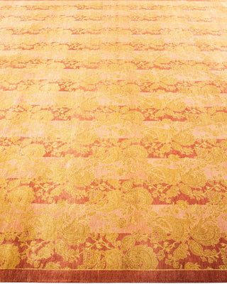 Traditional Mogul Pink Wool Area Rug 8' 3" x 10' 3" - Solo Rugs