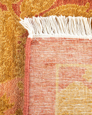 Traditional Mogul Pink Wool Area Rug 8' 3" x 10' 3" - Solo Rugs