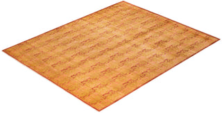 Traditional Mogul Pink Wool Area Rug 8' 3" x 10' 3" - Solo Rugs