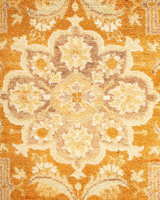 Traditional Mogul Brown Wool Area Rug 8' 3" x 9' 10" - Solo Rugs