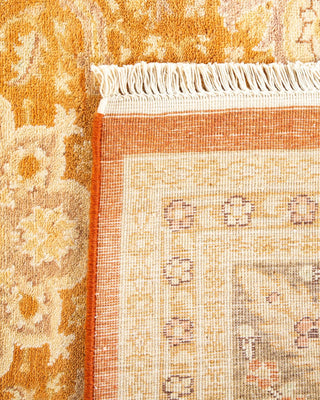 Traditional Mogul Brown Wool Area Rug 8' 3" x 9' 10" - Solo Rugs