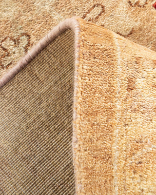 Traditional Mogul Beige Wool Area Rug 8' 3" x 10' 3" - Solo Rugs