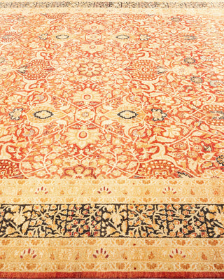Traditional Mogul Red Wool Area Rug 8' 1" x 10' 7" - Solo Rugs