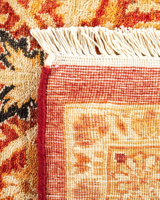 Traditional Mogul Red Wool Area Rug 8' 1" x 10' 7" - Solo Rugs