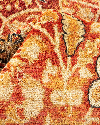 Traditional Mogul Red Wool Area Rug 8' 1" x 10' 7" - Solo Rugs