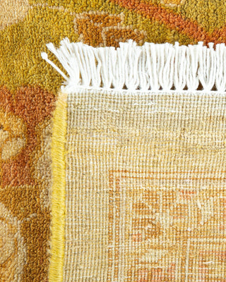 Traditional Mogul Lime Wool Area Rug 8' 1" x 10' 3" - Solo Rugs