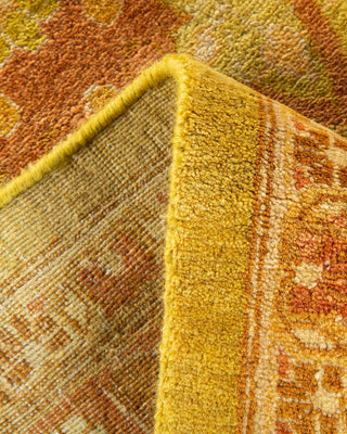 Traditional Mogul Lime Wool Area Rug 8' 1" x 10' 3" - Solo Rugs