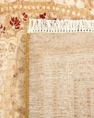 Traditional Mogul Green Wool Area Rug 8' 1" x 9' 8" - Solo Rugs
