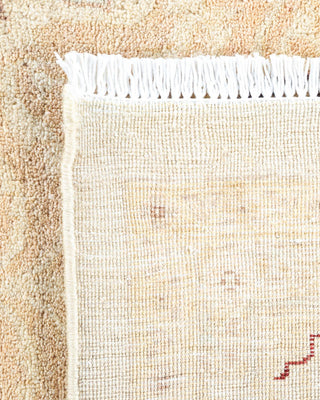 Traditional Mogul Ivory Wool Area Rug 9' 4" x 12' 1" - Solo Rugs