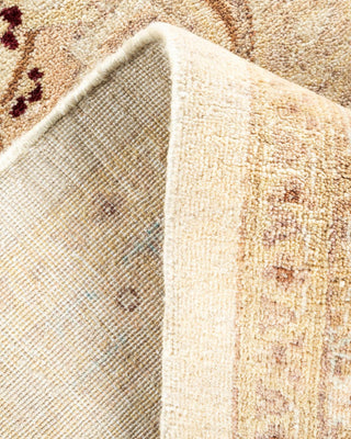 Traditional Mogul Ivory Wool Area Rug 9' 4" x 12' 1" - Solo Rugs