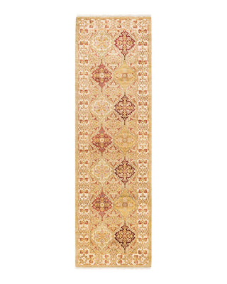 Traditional Mogul Ivory Wool Runner 2' 7" x 8' 9" - Solo Rugs
