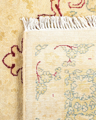 Traditional Mogul Ivory Wool Area Rug 8' 3" x 13' 4" - Solo Rugs