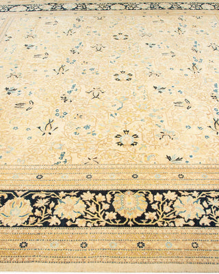 Traditional Mogul Ivory Wool Area Rug 8' 2" x 8' 9" - Solo Rugs