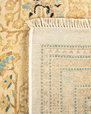 Traditional Mogul Ivory Wool Area Rug 8' 2" x 8' 9" - Solo Rugs