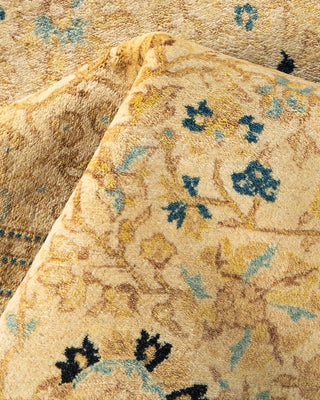 Traditional Mogul Ivory Wool Area Rug 8' 2" x 8' 9" - Solo Rugs