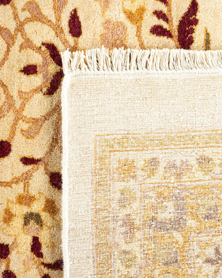 Traditional Mogul Ivory Wool Area Rug 10' 0" x 19' 5" - Solo Rugs