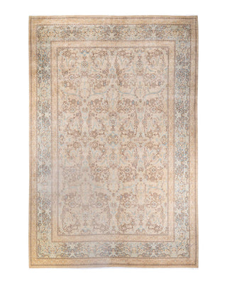 Traditional Mogul Ivory Wool Area Rug 10' 2" x 14' 1" - Solo Rugs