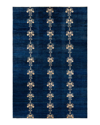 Eclectic, One-of-a-Kind Handmade Area Rug - Blue, 17' 5" x 12' 0" - Solo Rugs