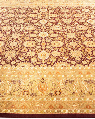 Traditional Mogul Red Wool Area Rug 8' 2" x 10' 1" - Solo Rugs