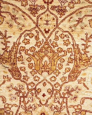 Contemporary Eclectic Ivory Wool Area Rug 9' 2" x 12' 0" - Solo Rugs