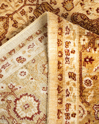 Contemporary Eclectic Ivory Wool Area Rug 9' 2" x 12' 0" - Solo Rugs