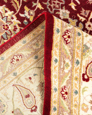 Traditional Mogul Red Wool Area Rug 9' 2" x 12' 7" - Solo Rugs