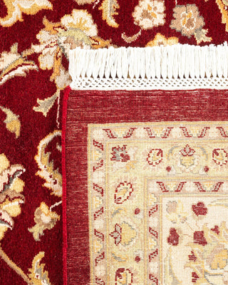 Traditional Mogul Red Wool Area Rug 9' 2" x 12' 7" - Solo Rugs