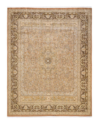 Traditional Mogul Brown Wool Area Rug 8' 1" x 10' 4" - Solo Rugs