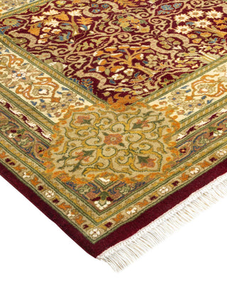 Traditional Mogul Red Wool Runner 3' 1" x 12' 4" - Solo Rugs