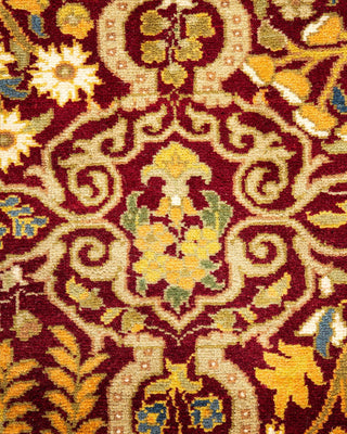 Traditional Mogul Red Wool Runner 3' 1" x 12' 4" - Solo Rugs