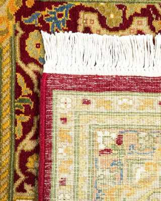 Traditional Mogul Red Wool Runner 3' 1" x 12' 4" - Solo Rugs