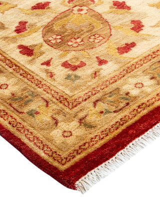 Eclectic, One-of-a-Kind Hand-Knotted Area Rug - Orange, 9' 2" x 11' 7" - Solo Rugs