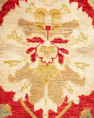 Eclectic, One-of-a-Kind Hand-Knotted Area Rug - Orange, 9' 2" x 11' 7" - Solo Rugs