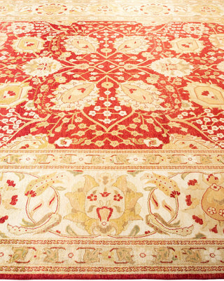 Eclectic, One-of-a-Kind Hand-Knotted Area Rug - Orange, 9' 2" x 11' 7" - Solo Rugs