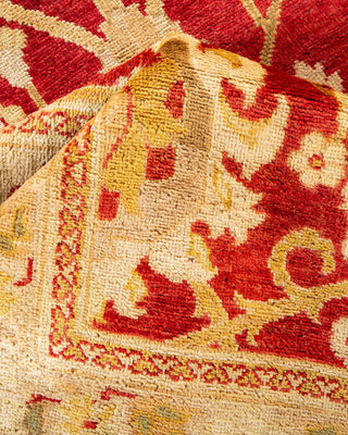 Eclectic, One-of-a-Kind Hand-Knotted Area Rug - Orange, 9' 2" x 11' 7" - Solo Rugs