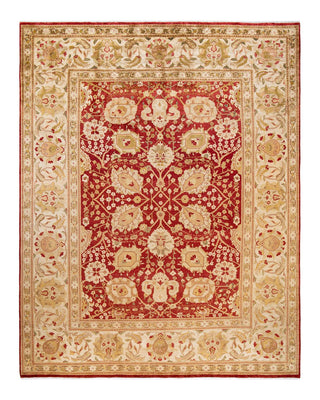 Eclectic, One-of-a-Kind Hand-Knotted Area Rug - Orange, 9' 2" x 11' 7" - Solo Rugs