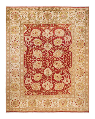 Eclectic, One-of-a-Kind Hand-Knotted Area Rug - Orange, 9' 2" x 11' 7" - Solo Rugs