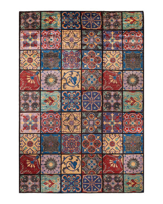 Eclectic, One-of-a-Kind Handmade Area Rug - Brown, 17' 7" x 12' 3" - Solo Rugs