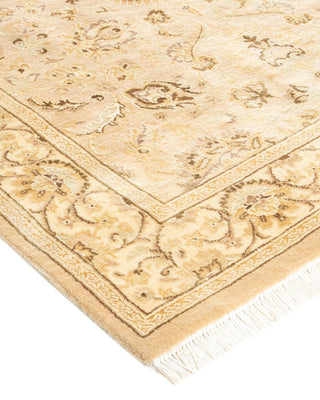 Traditional Mogul Ivory Wool Area Rug 3' 1" x 5' 1" - Solo Rugs