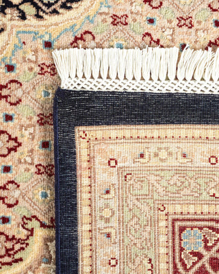 Traditional Mogul Blue Wool Area Rug 9' 1" x 12' 5" - Solo Rugs