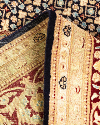 Traditional Mogul Blue Wool Area Rug 9' 2" x 12' 5" - Solo Rugs